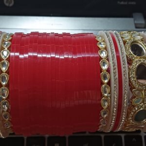 Bridal Chura Punjabi Traditional Set, Wedding Chooda Set, Indian Bridal Bangles, Sikh Chura, Women's Bridal